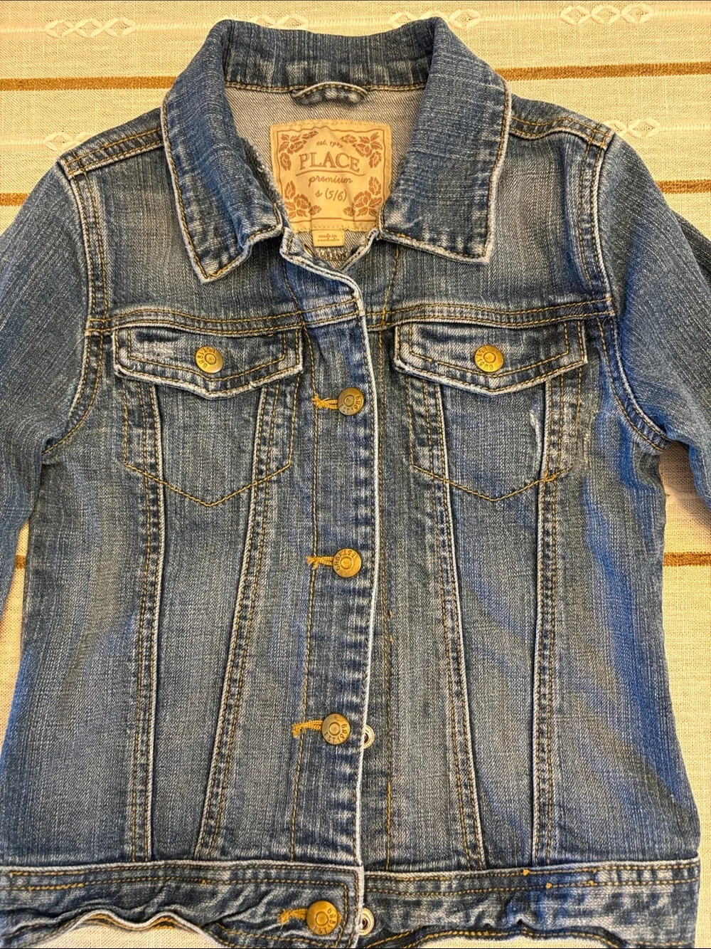 The Children's Place Dark Blue Denim Jacket